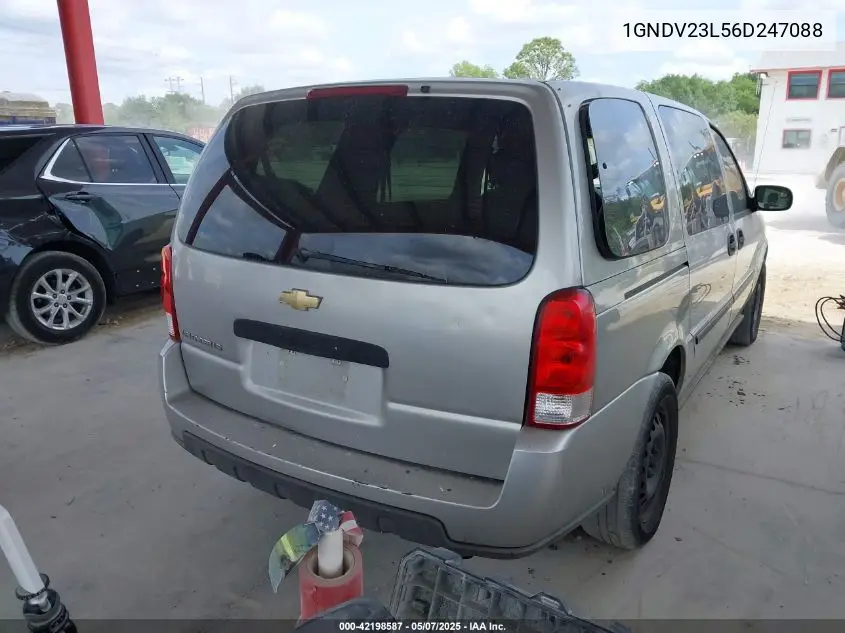 2006 Chevrolet Uplander Ls VIN: 1GNDV23L56D247088 Lot: 42198587