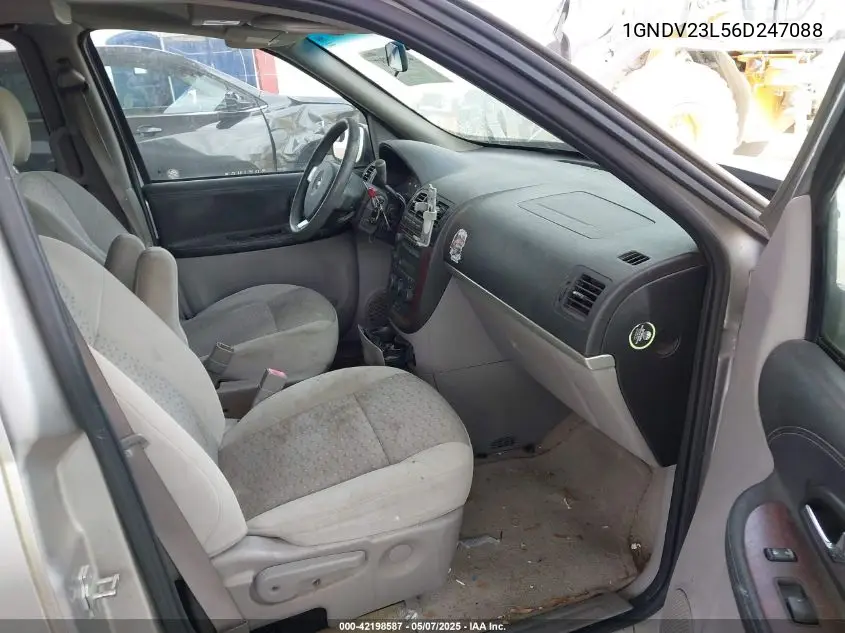 2006 Chevrolet Uplander Ls VIN: 1GNDV23L56D247088 Lot: 42198587
