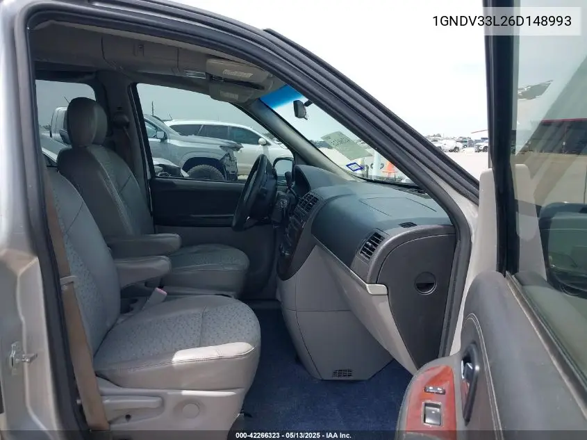 2006 Chevrolet Uplander Lt VIN: 1GNDV33L26D148993 Lot: 42266323