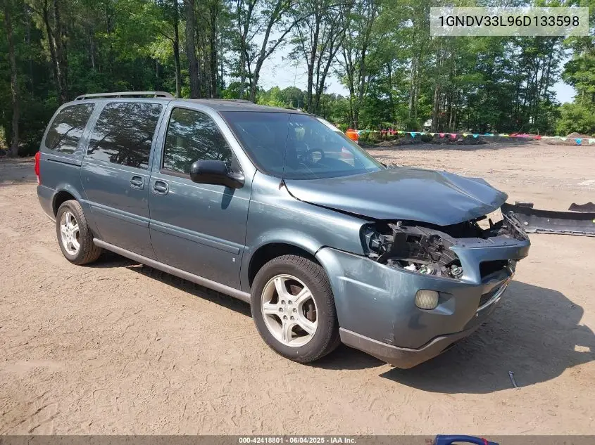 2006 Chevrolet Uplander Lt VIN: 1GNDV33L96D133598 Lot: 42418801