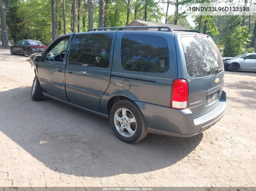 2006 Chevrolet Uplander Lt VIN: 1GNDV33L96D133598 Lot: 42418801