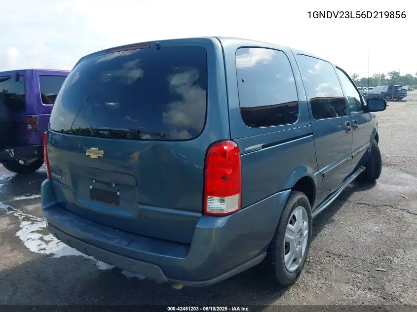 2006 Chevrolet Uplander Ls VIN: 1GNDV23L56D219856 Lot: 42451203