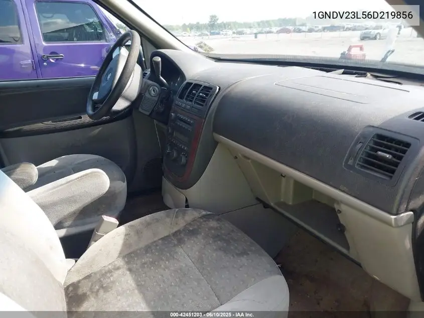 2006 Chevrolet Uplander Ls VIN: 1GNDV23L56D219856 Lot: 42451203
