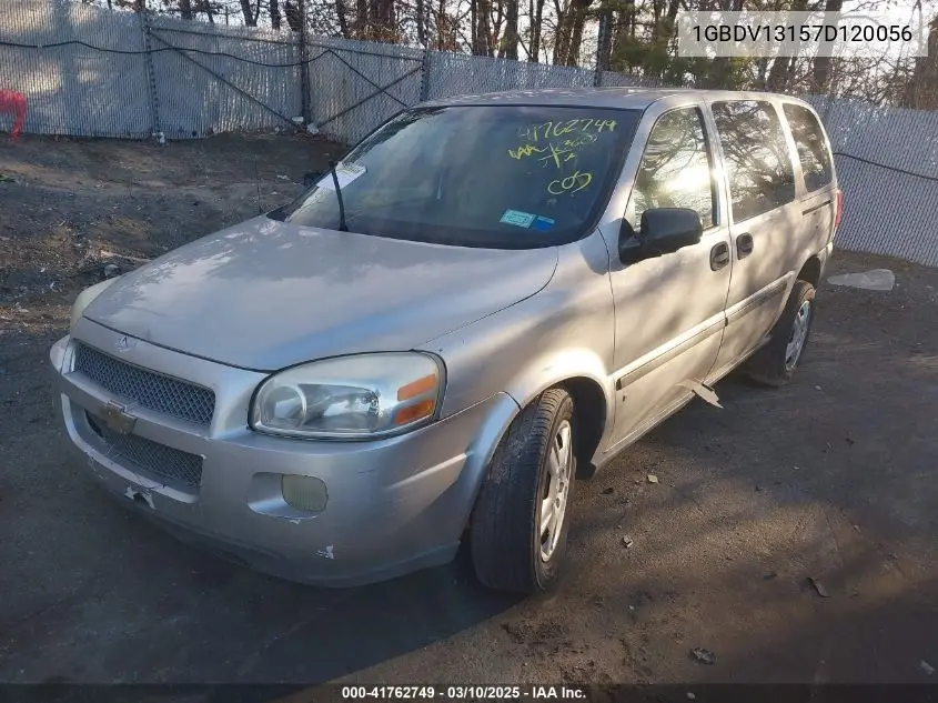 2007 Chevrolet Uplander Ls VIN: 1GBDV13157D120056 Lot: 41762749