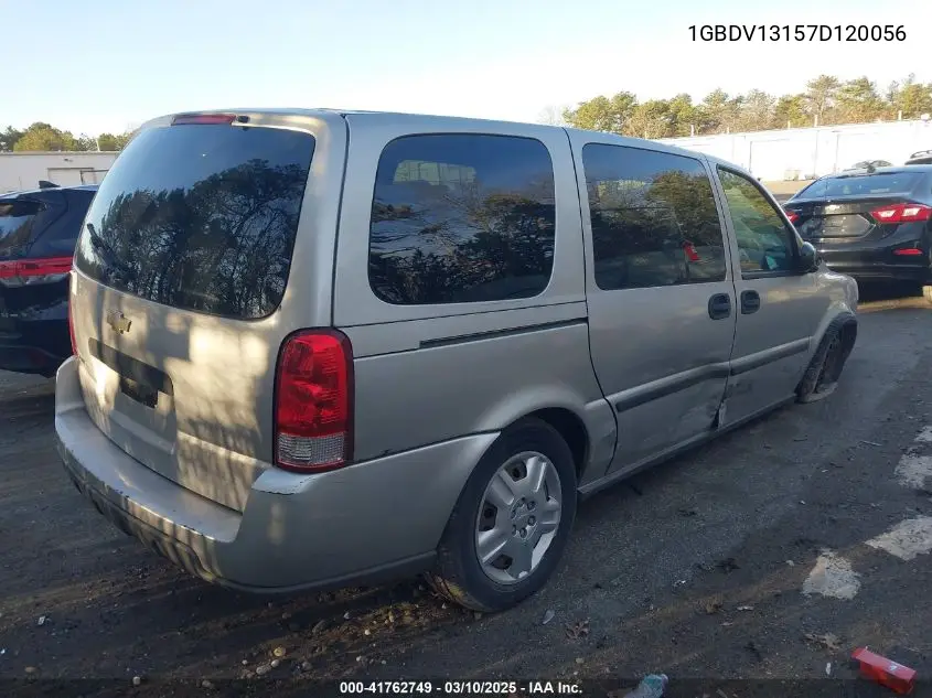2007 Chevrolet Uplander Ls VIN: 1GBDV13157D120056 Lot: 41762749