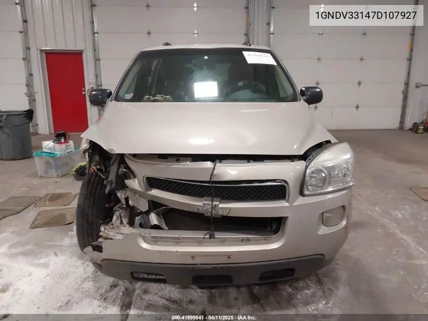 2007 Chevrolet Uplander Lt VIN: 1GNDV33147D107927 Lot: 41999541