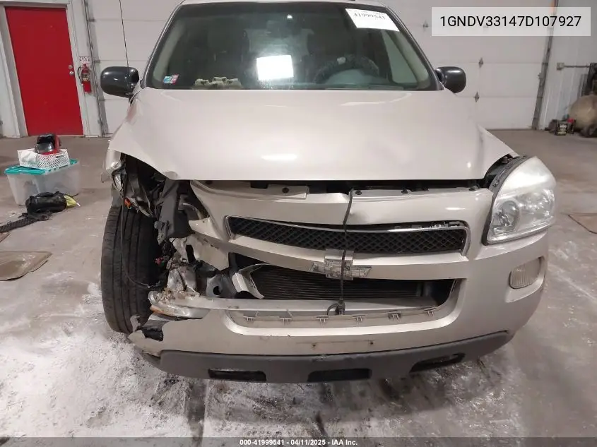 2007 Chevrolet Uplander Lt VIN: 1GNDV33147D107927 Lot: 41999541