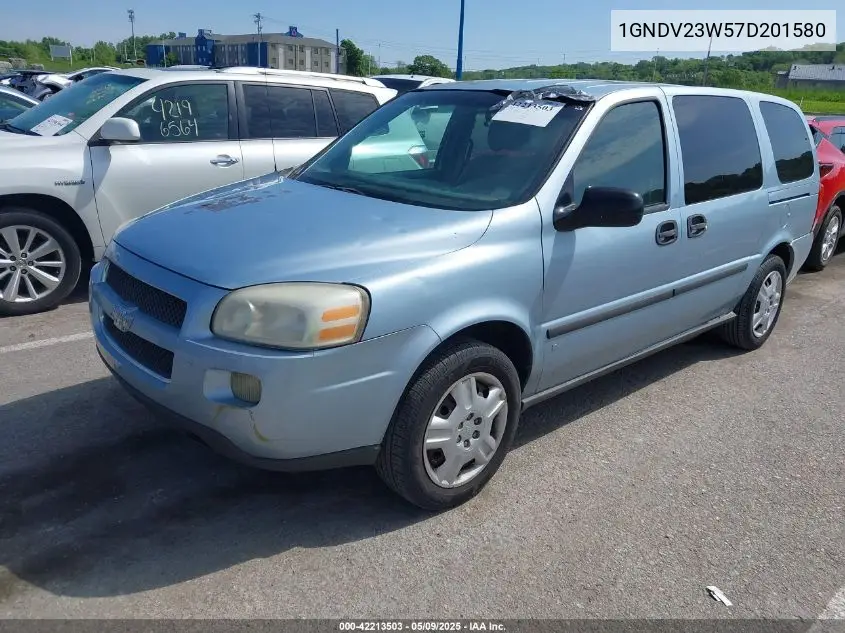 2007 Chevrolet Uplander Ls VIN: 1GNDV23W57D201580 Lot: 42213503
