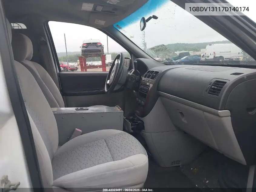 2007 Chevrolet Uplander Ls VIN: 1GBDV13117D140174 Lot: 42323491