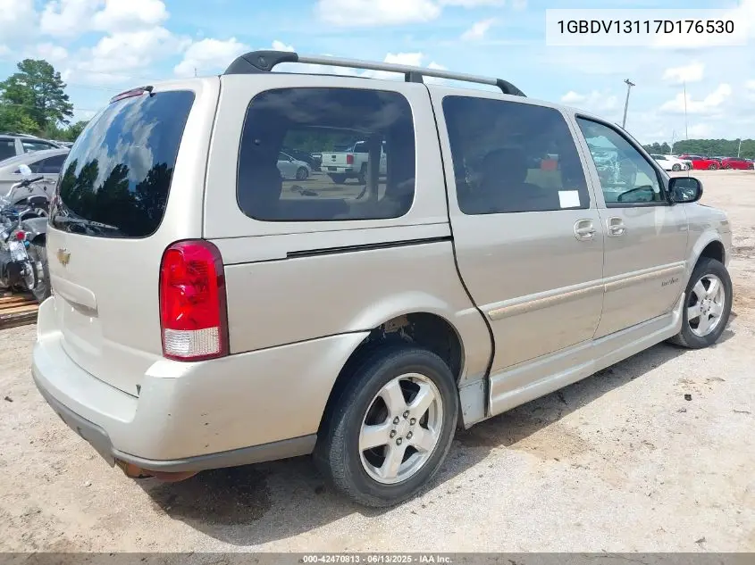 2007 Chevrolet Uplander Lt VIN: 1GBDV13117D176530 Lot: 42470813