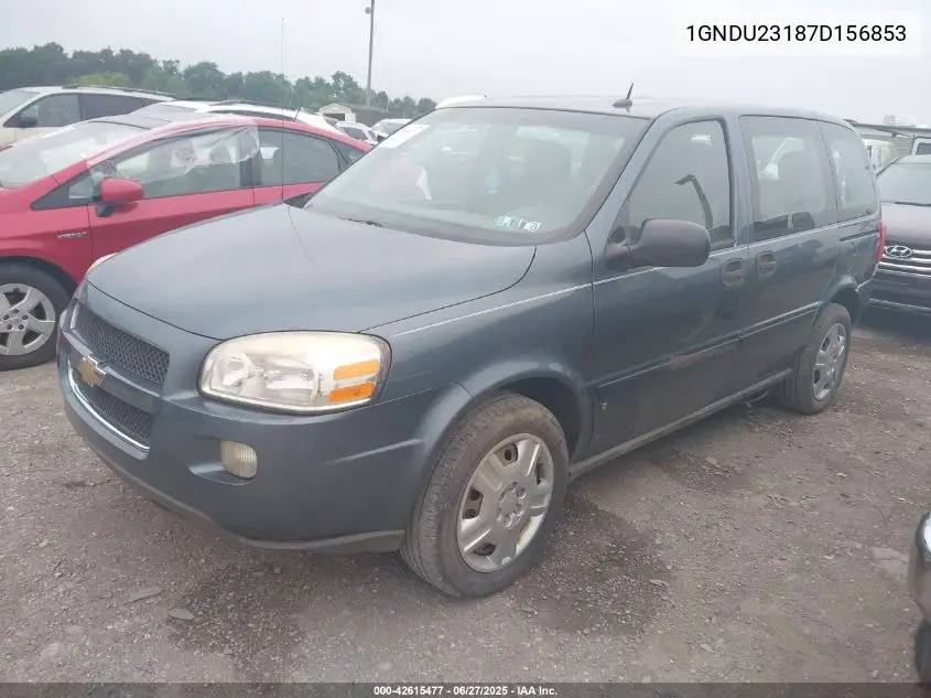 2007 Chevrolet Uplander Ls VIN: 1GNDU23187D156853 Lot: 42615477