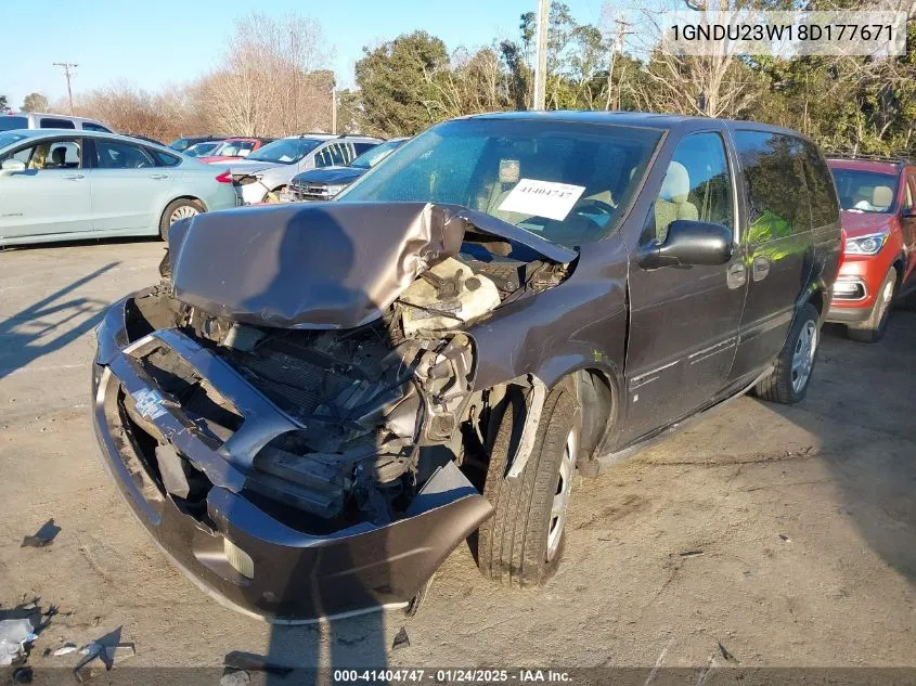 2008 Chevrolet Uplander Ls VIN: 1GNDU23W18D177671 Lot: 41404747