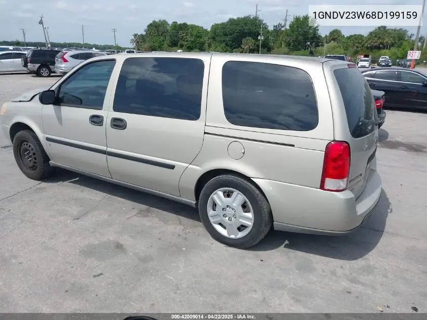2008 Chevrolet Uplander Ls VIN: 1GNDV23W68D199159 Lot: 42009014