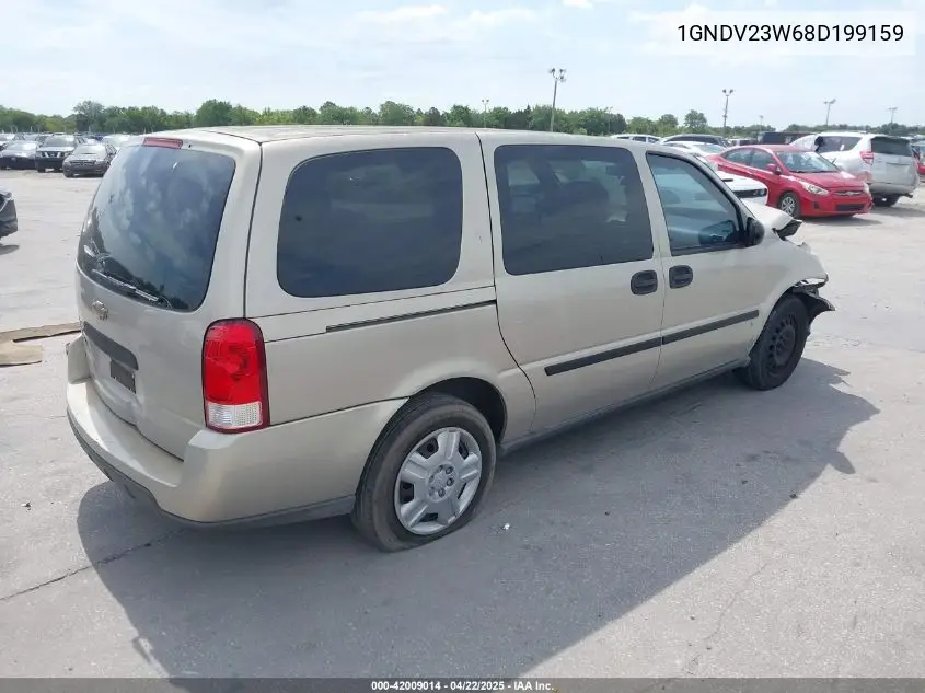 2008 Chevrolet Uplander Ls VIN: 1GNDV23W68D199159 Lot: 42009014