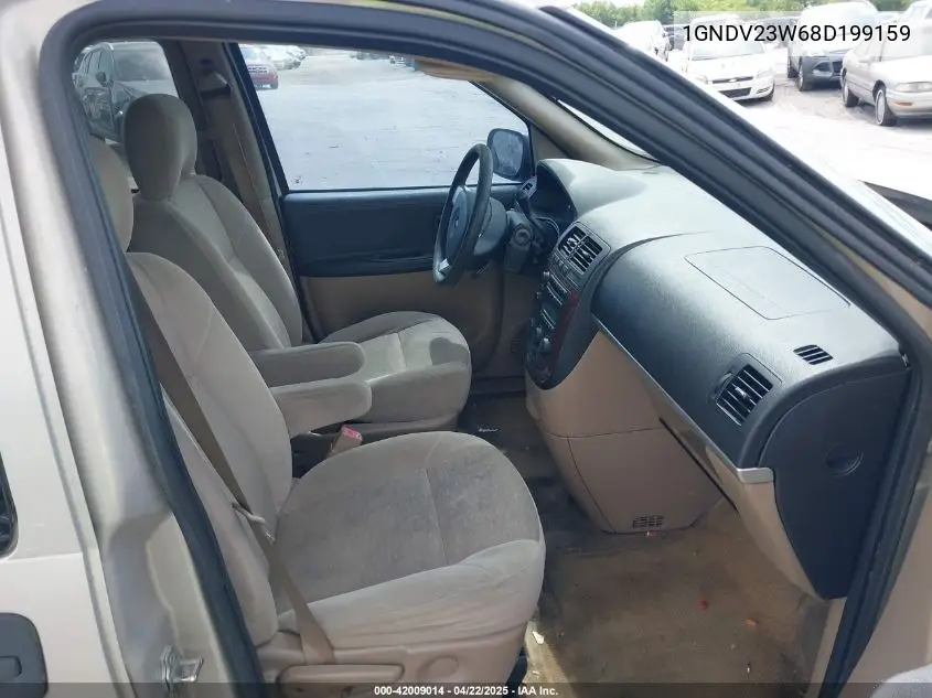 2008 Chevrolet Uplander Ls VIN: 1GNDV23W68D199159 Lot: 42009014