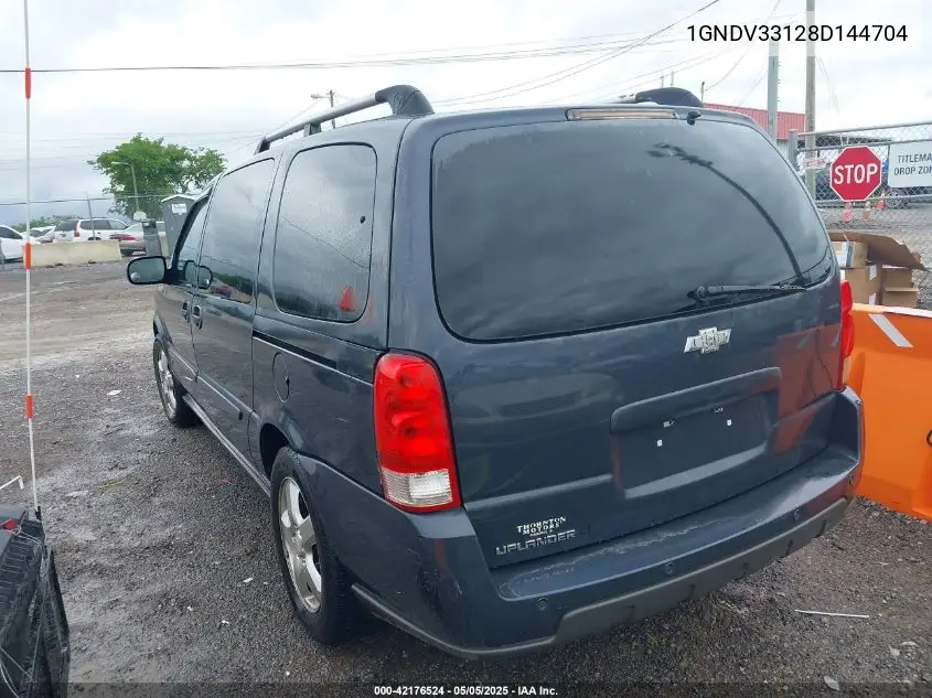 2008 Chevrolet Uplander Lt VIN: 1GNDV33128D144704 Lot: 42176524