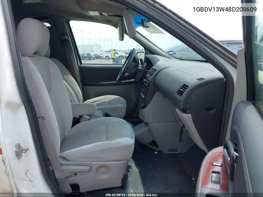 2008 Chevrolet Uplander Cargo VIN: 1GBDV13W48D208609 Lot: 42196783