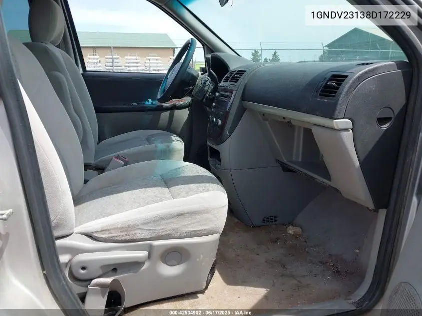 2008 Chevrolet Uplander Ls VIN: 1GNDV23138D172229 Lot: 42534902