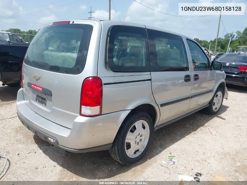 2008 Chevrolet Uplander Ls VIN: 1GNDU23W68D158128 Lot: 42589423