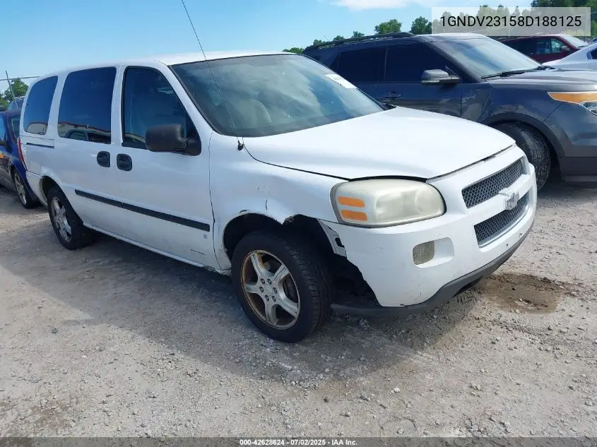 2008 Chevrolet Uplander Ls VIN: 1GNDV23158D188125 Lot: 42628624