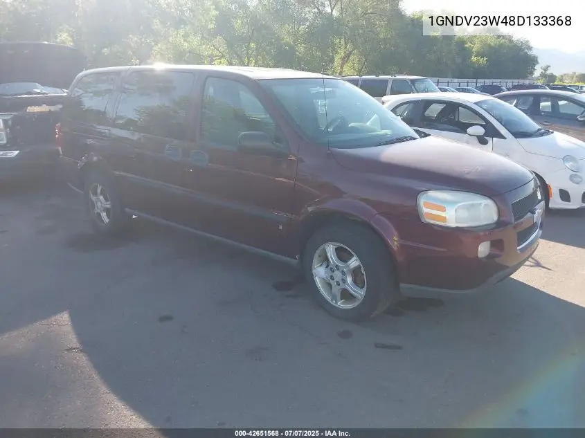 2008 Chevrolet Uplander Ls VIN: 1GNDV23W48D133368 Lot: 42651568