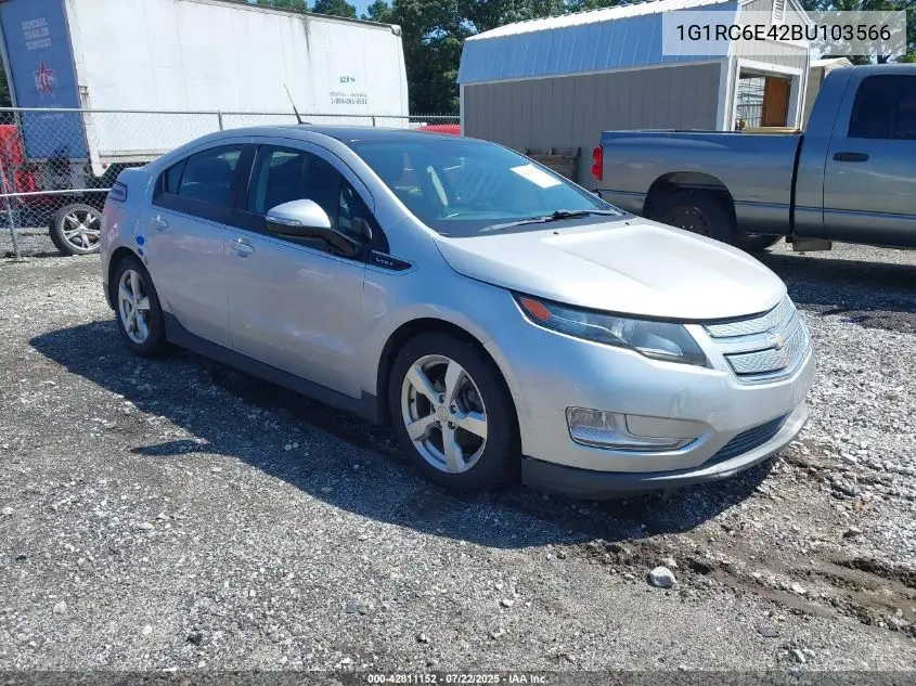 2011 Chevrolet Volt VIN: 1G1RC6E42BU103566 Lot: 42811152