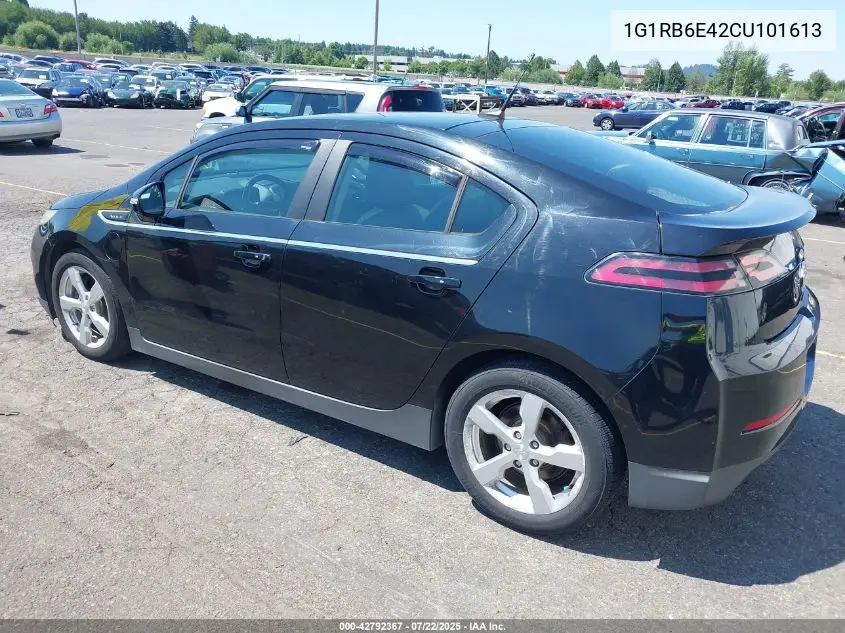 2012 Chevrolet Volt VIN: 1G1RB6E42CU101613 Lot: 42792367