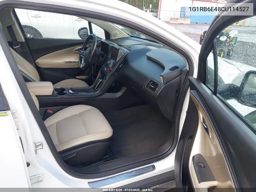 2012 Chevrolet Volt VIN: 1G1RB6E48CU114527 Lot: 42813225