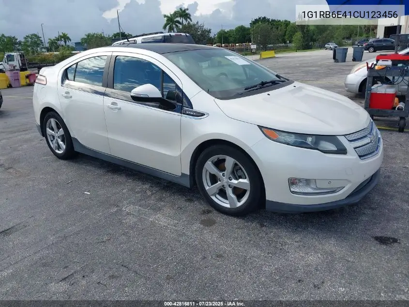 2012 Chevrolet Volt VIN: 1G1RB6E41CU123456 Lot: 42816811