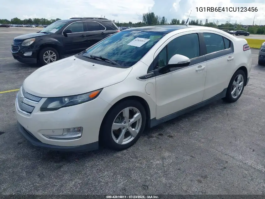 2012 Chevrolet Volt VIN: 1G1RB6E41CU123456 Lot: 42816811