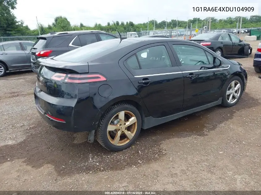 2013 Chevrolet Volt VIN: 1G1RA6E4XDU104909 Lot: 42694318