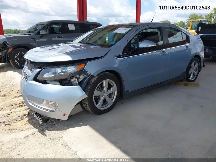 2013 Chevrolet Volt VIN: 1G1RA6E49DU102648 Lot: 42744414