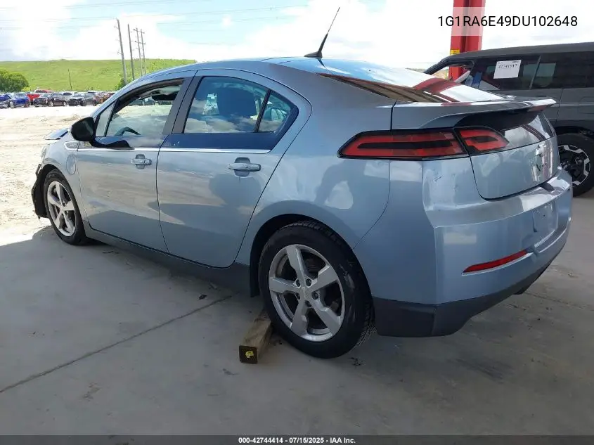 2013 Chevrolet Volt VIN: 1G1RA6E49DU102648 Lot: 42744414