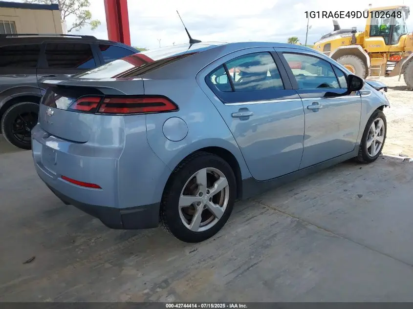 2013 Chevrolet Volt VIN: 1G1RA6E49DU102648 Lot: 42744414
