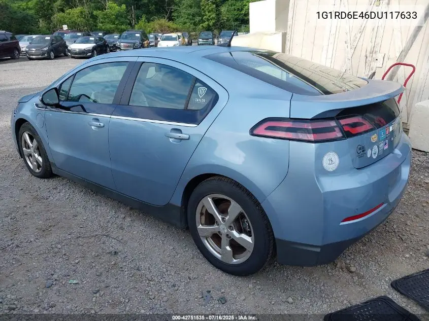 2013 Chevrolet Volt VIN: 1G1RD6E46DU117633 Lot: 42751535