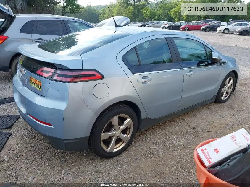 2013 Chevrolet Volt VIN: 1G1RD6E46DU117633 Lot: 42751535