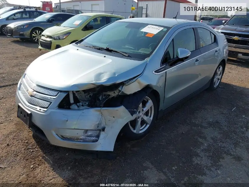 2013 Chevrolet Volt VIN: 1G1RA6E40DU123145 Lot: 42752214