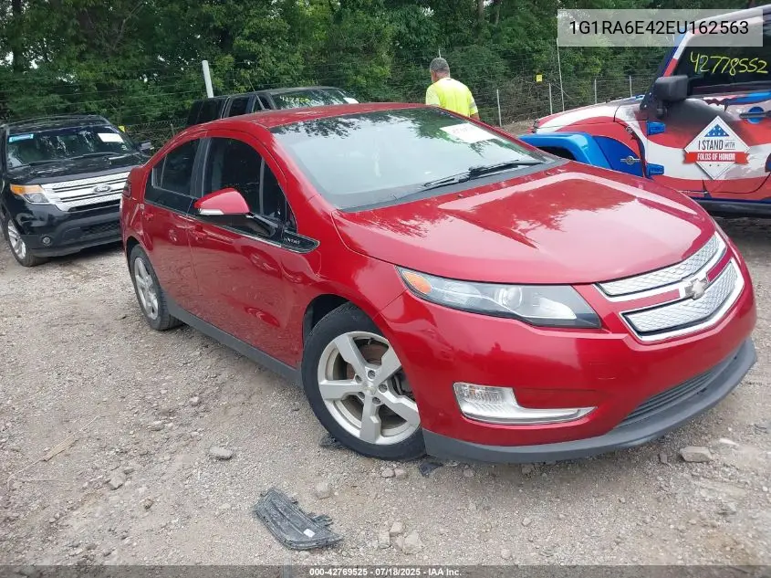 2014 Chevrolet Volt VIN: 1G1RA6E42EU162563 Lot: 42769525