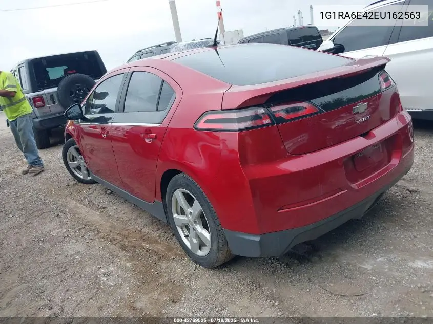 2014 Chevrolet Volt VIN: 1G1RA6E42EU162563 Lot: 42769525