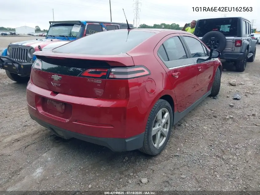 2014 Chevrolet Volt VIN: 1G1RA6E42EU162563 Lot: 42769525