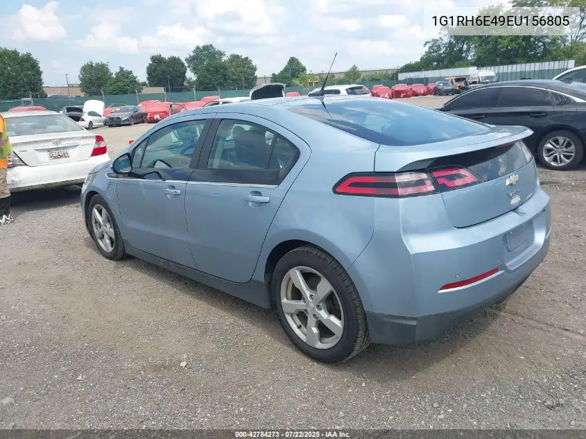 2014 Chevrolet Volt VIN: 1G1RH6E49EU156805 Lot: 42784273
