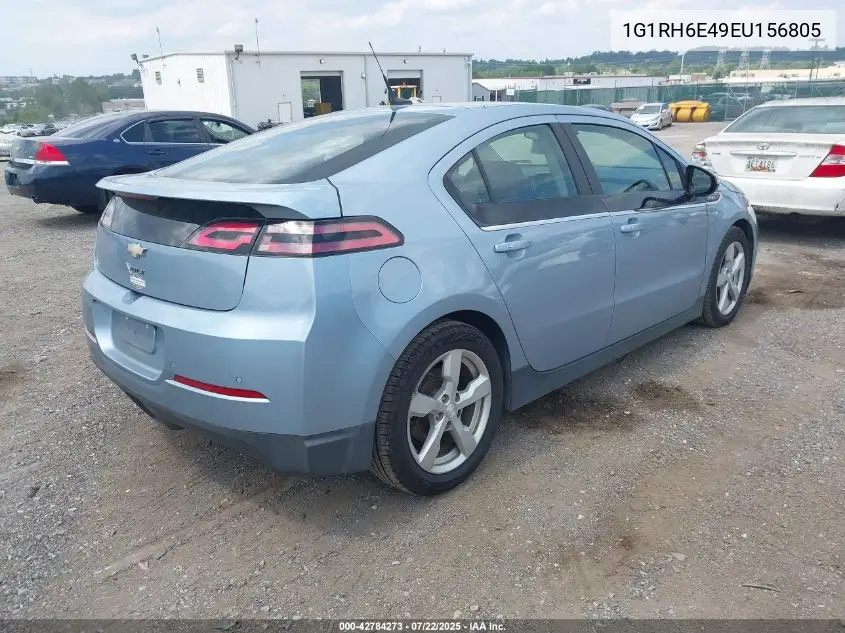 2014 Chevrolet Volt VIN: 1G1RH6E49EU156805 Lot: 42784273