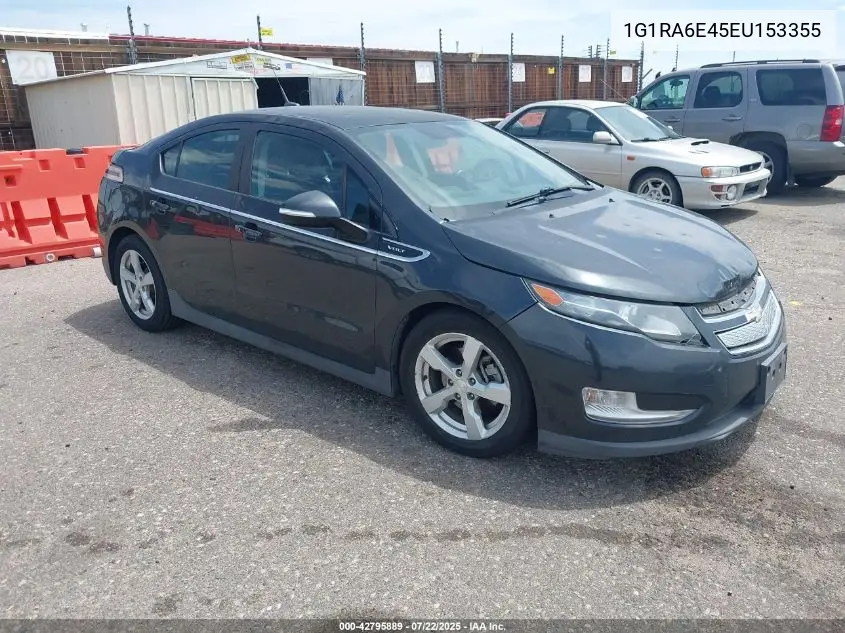 2014 Chevrolet Volt VIN: 1G1RA6E45EU153355 Lot: 42795889