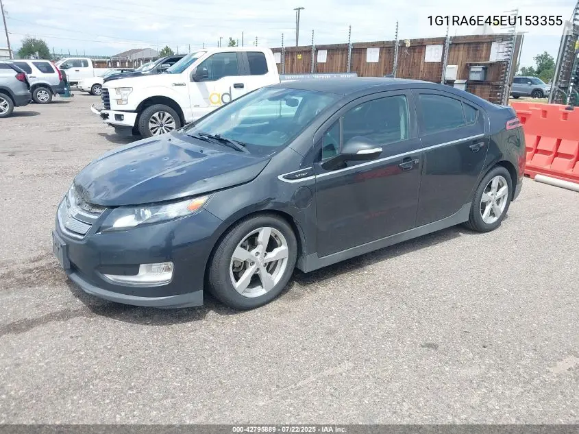2014 Chevrolet Volt VIN: 1G1RA6E45EU153355 Lot: 42795889