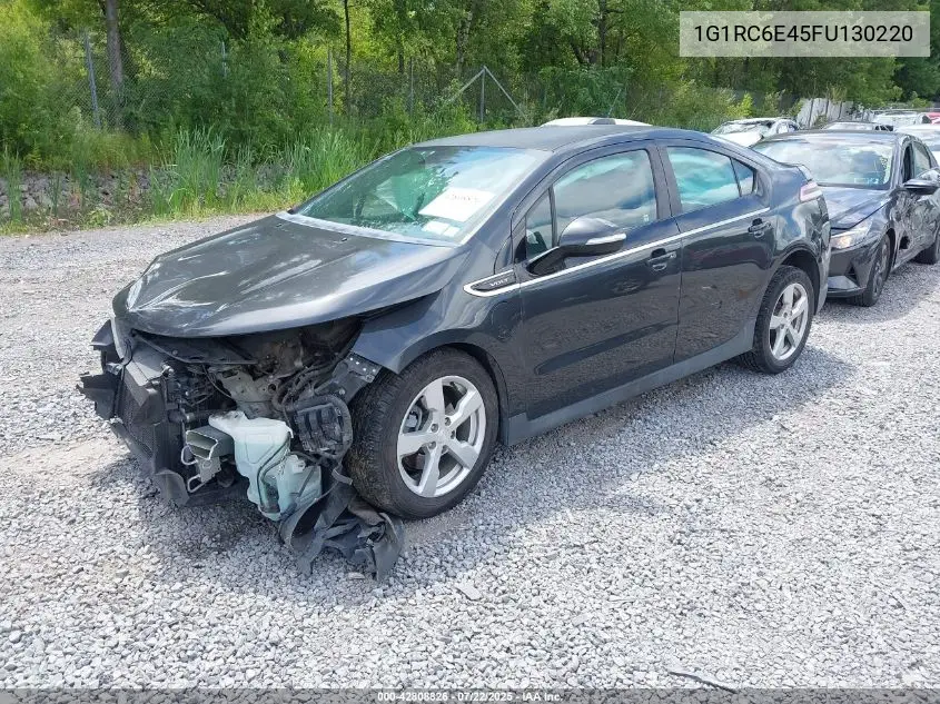 2015 Chevrolet Volt VIN: 1G1RC6E45FU130220 Lot: 42808826