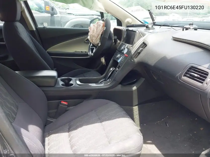 2015 Chevrolet Volt VIN: 1G1RC6E45FU130220 Lot: 42808826