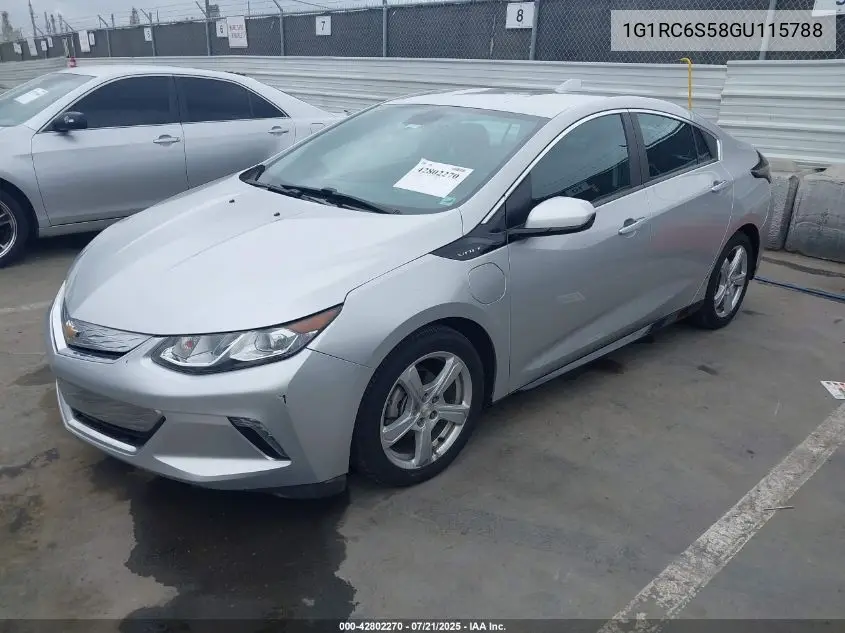 2016 Chevrolet Volt Lt VIN: 1G1RC6S58GU115788 Lot: 42802270