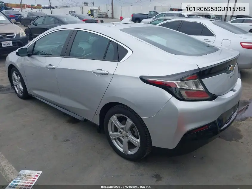 2016 Chevrolet Volt Lt VIN: 1G1RC6S58GU115788 Lot: 42802270