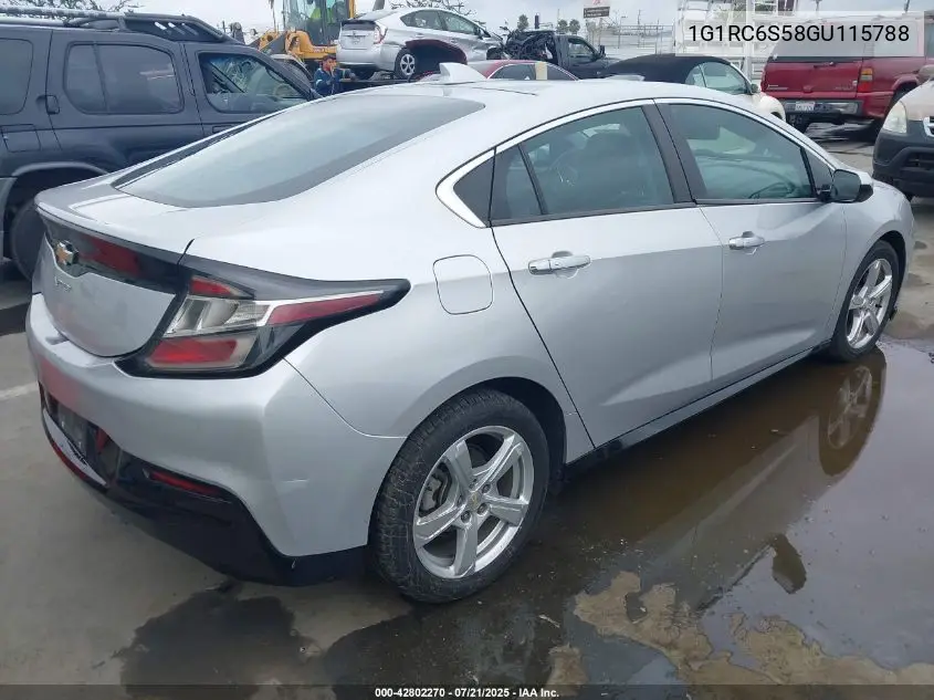 2016 Chevrolet Volt Lt VIN: 1G1RC6S58GU115788 Lot: 42802270