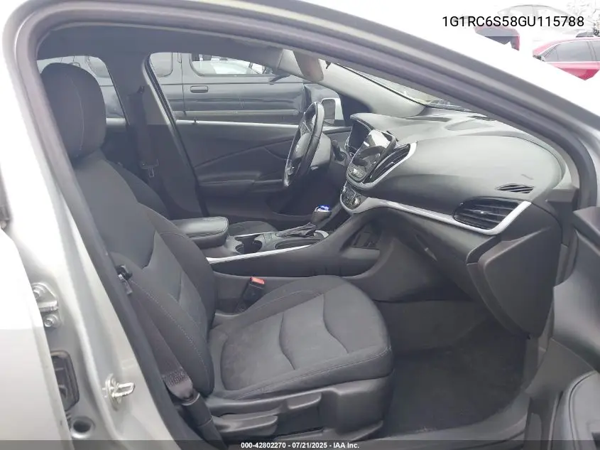 2016 Chevrolet Volt Lt VIN: 1G1RC6S58GU115788 Lot: 42802270